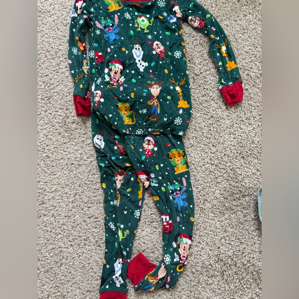 Little Sleepies holiday Disney pajamas